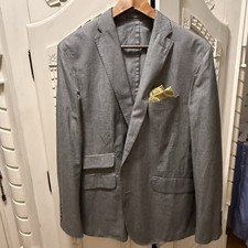 Hackett London Sakko 52 Grau