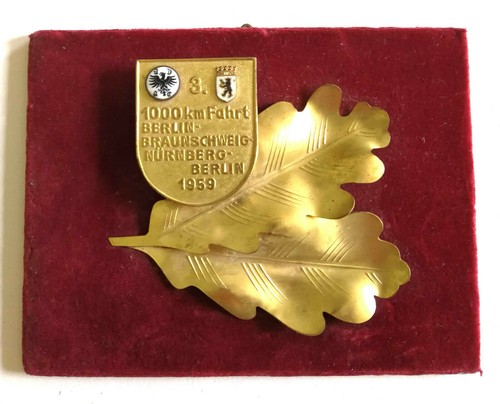 Plakette 1000 km fahrt - plakette,