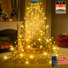 Christbaumbeleuchtung mit Ring 400 LED Baummantel Weihnachtsbaum Lichterkette DE