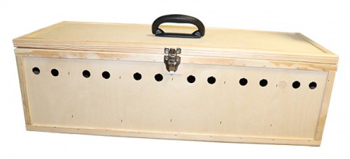 Transportkiste aus sperrholz - aus,