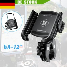 Fahrrad Halterung Handyhalter Motorrad Roller Smartphone Halterung 5,4 - 7,2 "