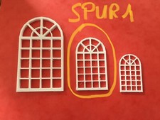 Rundbogenfenster passend für Spur 1 Modelleisenbahn