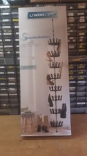 Teleskop-Schuhkarussell Livarno Living für max. 48 Paar Schuhe, unbenutzt