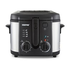 Deep Fat Chip Fritteuse 3L Korb Öl Frittierte Lebensmittel Antihaft Öltank 2180W Geepas