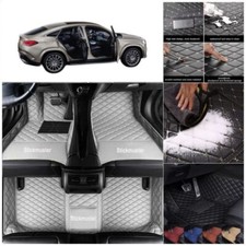 Auto Teppiche Für Mercedes-Benz Fußmatten Luxus Liner Automatten PU Leder Pads