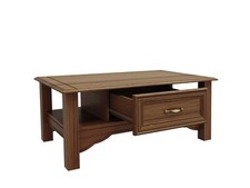 Couchtisch eiche cognac braun - eiche,