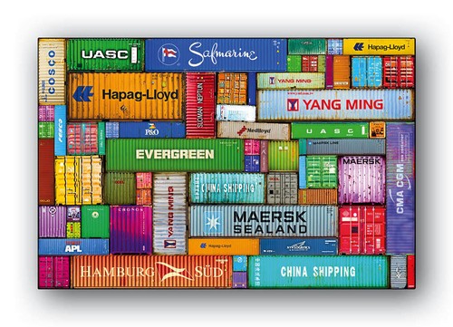 Leinwandbild xxl container - leinwandbild,, xxl,