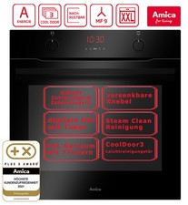 Amica Einbau-Backofen 77 Liter