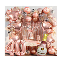 40 Geburtstag Deko Set