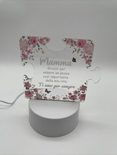 LED Acryl Puzzle Lampe Geschenk für Mama Oma Muttertag Nachtlicht Weihnachten