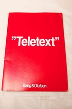 Bang&Olufsen Bedienungsanleitung "Teletext" für die Fernbedienung