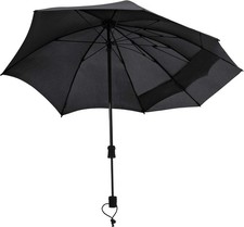 EuroSchirm Swing Regenschirm, schwarz