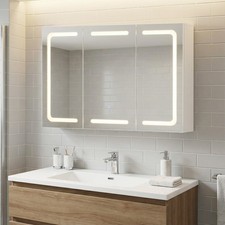 90 x 60cm LED Badspiegel mit