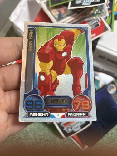 Iron man sammelkarte aus - iron, man-sammelkarte