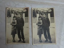 2 Stück Fotos Südfront Afrika Panzeruniform ! Deutsch 2 WK