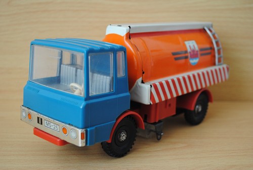 Ddr spielzeug lkw - lkw, kehrmaschine