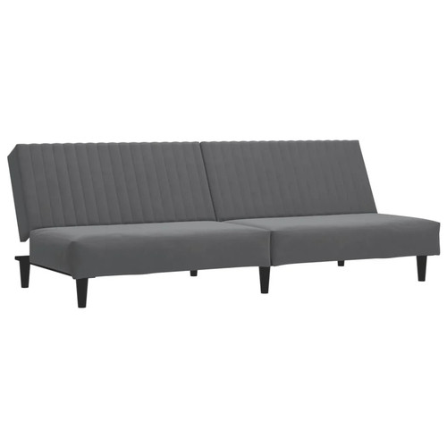 Schlafsofa sitzer dunkelgrau - 2,