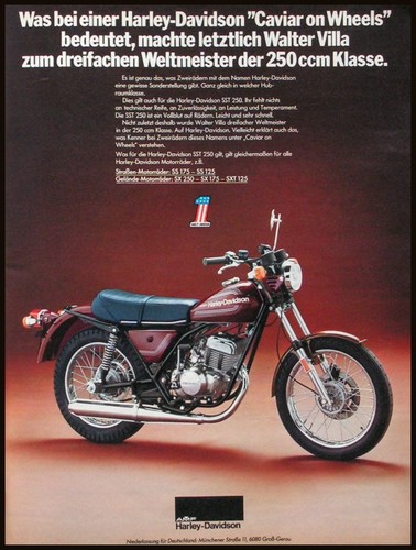 Harley davidson 175 125 - ss,