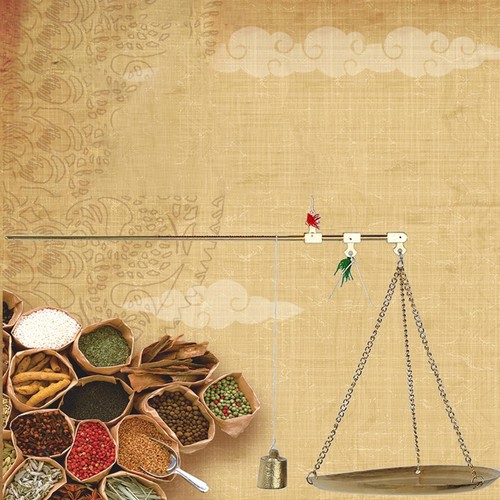 Chinesische waage messingwaage - chinesische,