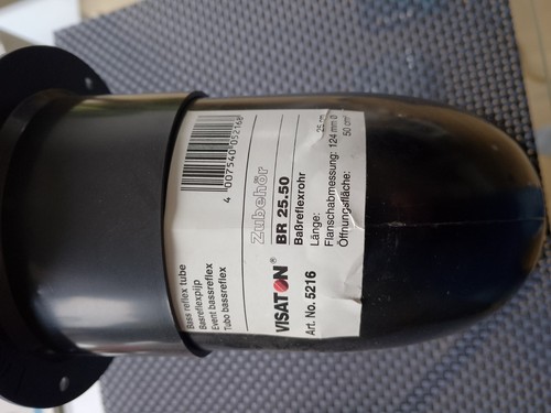 Bassreflexrohr visaton br25 - bassreflexrohr,