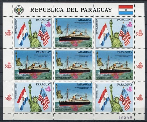 Paraguay 1986 freiheitsstatue - paraguay,