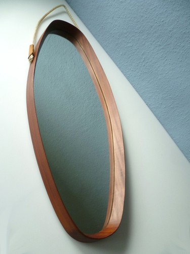 Original 60er teak wandspiegel - teak,