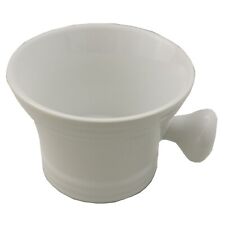 Barber Pro Rasiermug Porzellan weiß, Rasierschale, Seifenschale, Rasiermug