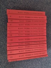 Kant , Werke in zwölf Bänden+ Register, Wilhelm Weischedel Suhrkamp Verlag, 1960