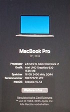 macbook pro 2019 15 zoll i7