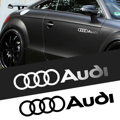 Audi auto logo aufkleber - 2x,