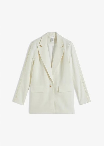 Neu blazer mit spitzeneinsatz - blazer,