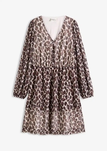 Tunika kleid aus - aus, mesh