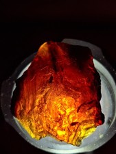 Blauer Bernstein aus Sumatra 