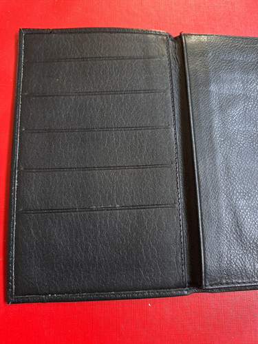 Brieftasche leder schwarz - leder,, 5