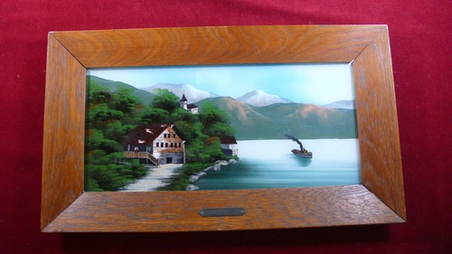 Altes original perlmuttbild - altes,