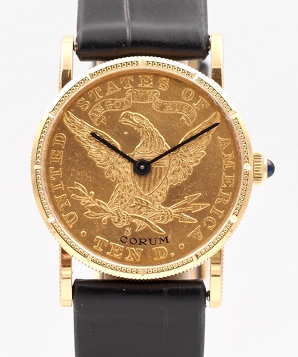 Corum coin watch 1899 - $10, 18k