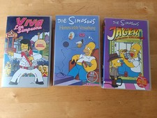 3 x The Simpsons VHS