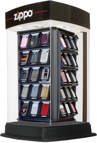 Zippo glasvitrine plätze - zippo,