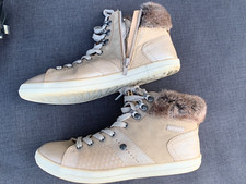 DockerS  Sneakers - Leder beige -Gr.38 - gefüttert - m.Reißv. - NEUW.