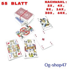 Spielkarten 55 Blatt – Poker