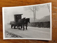 Foto um 1940 Pferde Gespann