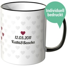 JUNIWORDS Tasse, Spruch "Datum