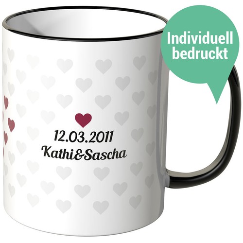 Juniwords tasse spruch - spruch, "datum