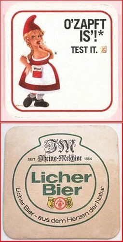 Bierdeckel west und - bierdeckel,