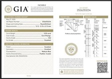 0.50 CT Natürlich Diamant GIA