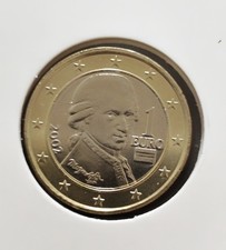 1 EURO Bankfrisch - Münze Österreich 2002 *Wolfgang Amadeus Mozart* aus KMS