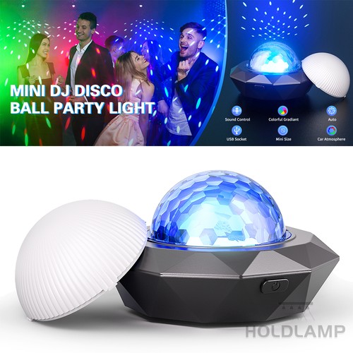 Usb rgb led discokugel - rgb,