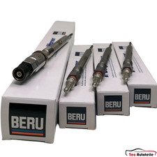 4x BERU Glühkerze mit Sensor