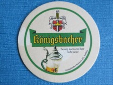 Bier Bierdeckel Pub Untersetzer ~Konigsbacher~ Koblenz,Deutschland Brewery ~ Est