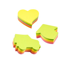 Haftnotizen Herz Auto Pfeil